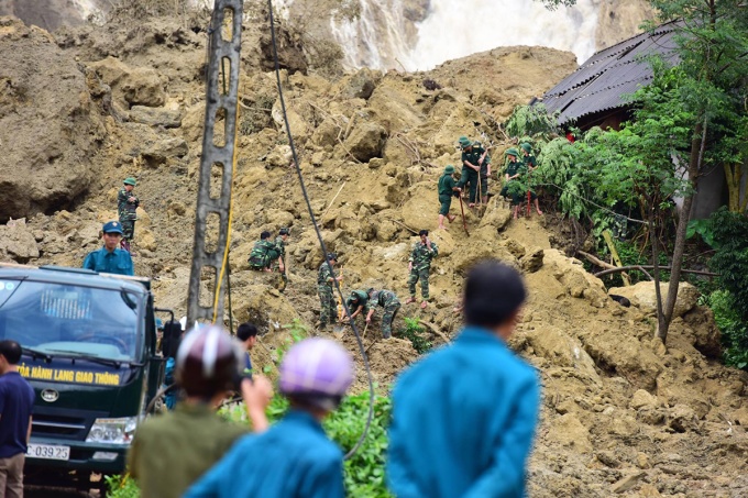 Rain storms of vietnam
